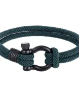 herenarmband rope petrol