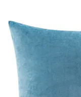 velvet kussenhoes grijsblauw