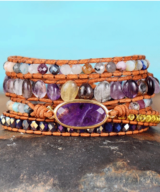 wikkel armband purple eye 3