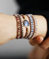 wikkelarmband bohemian sun crystal