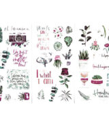 stickers agenda planten