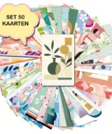 ansichtkaarten set retro pastel