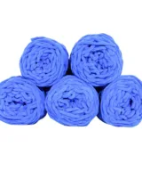 chunky wol voor haken blauw