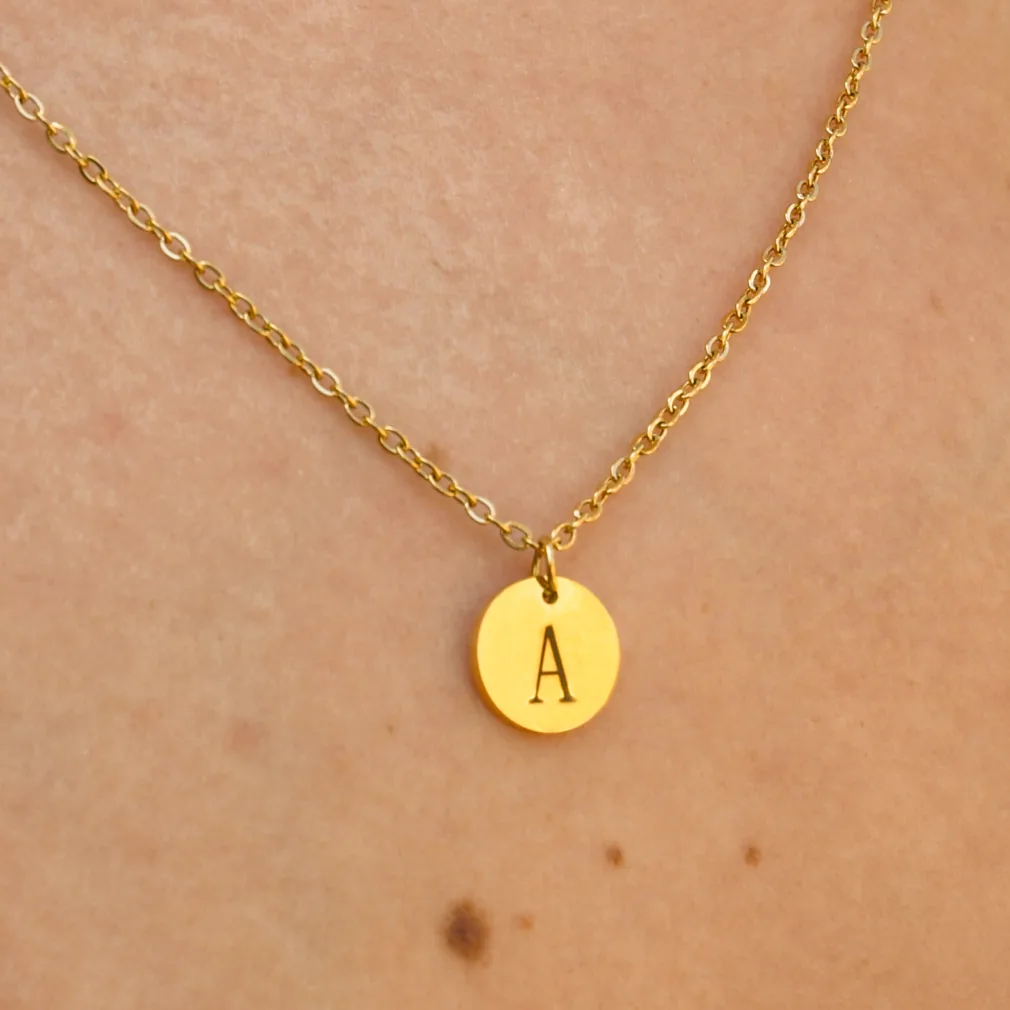 ketting dames goud letter a
