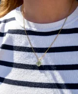 damesketting goud letter j