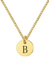 ketting hanger goud letter b