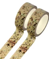 washi tape vintage leafs 2 rollen