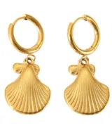 oorbellen seashell gold