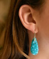 oorbellen turquoise drop