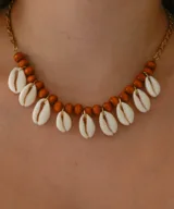 ketting ibiza shell oranje