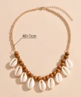 ketting ibiza shell oranje