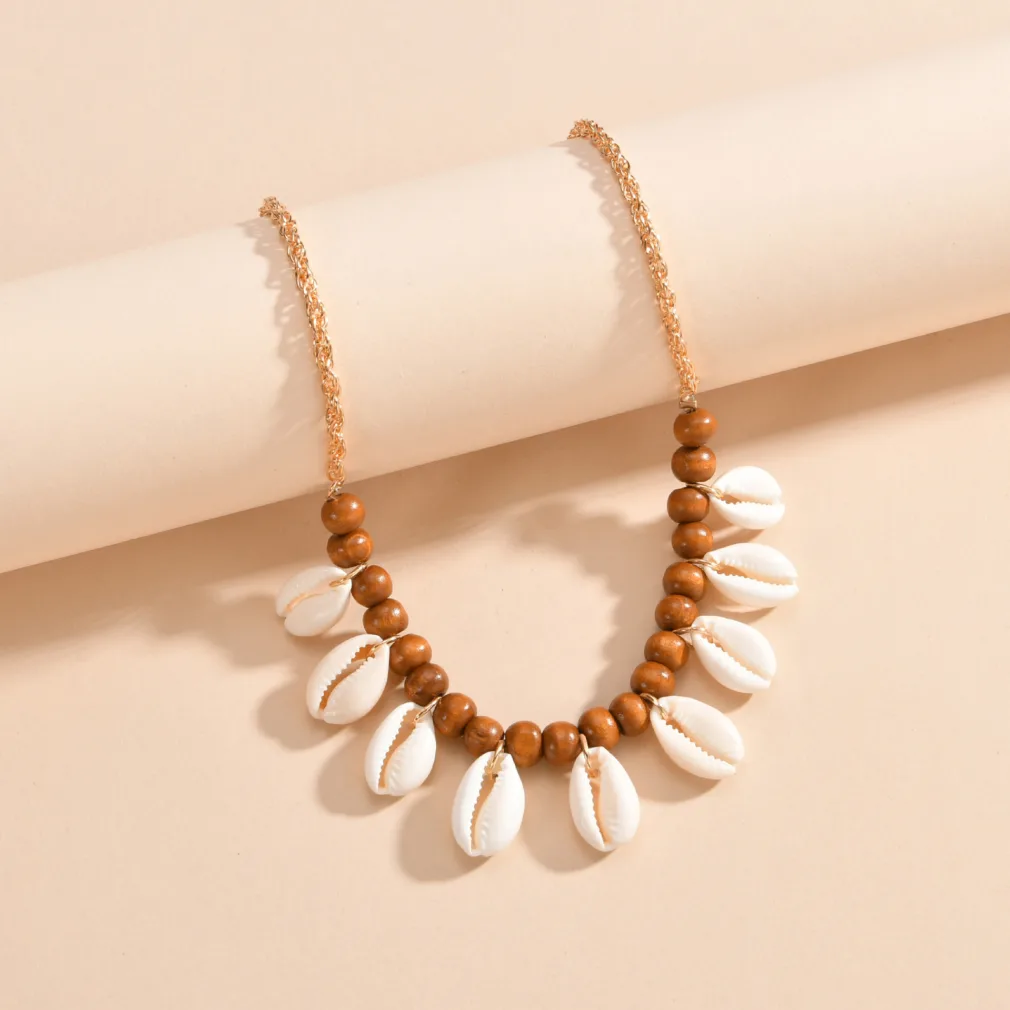 ketting ibiza shell oranje