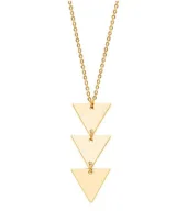 ketting triangles goud