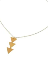 ketting triangles goud