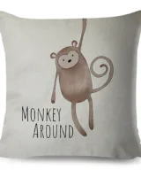 kussenhoes monkey around aapje