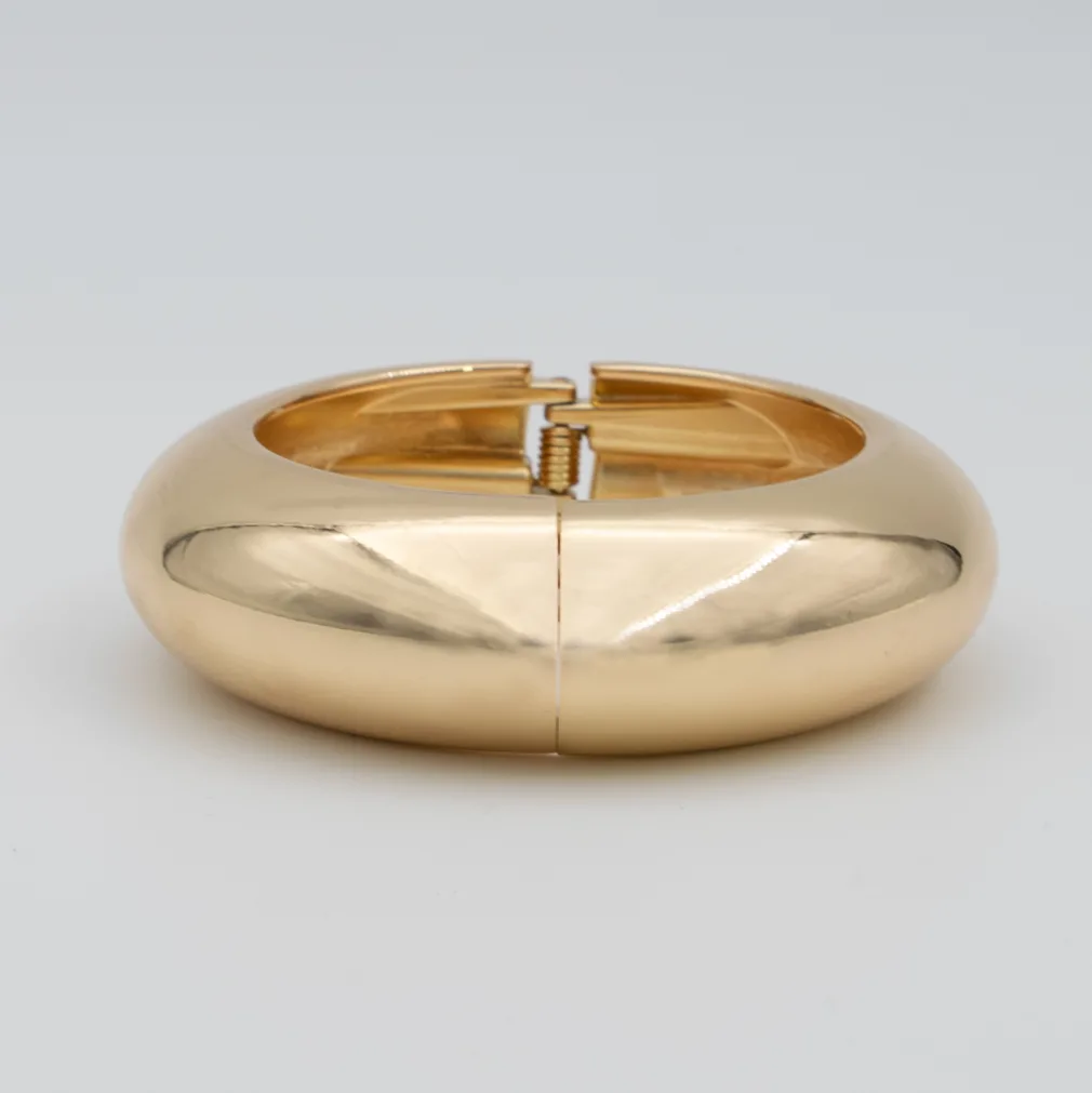 damesarmband sophia glanzend goud bangle