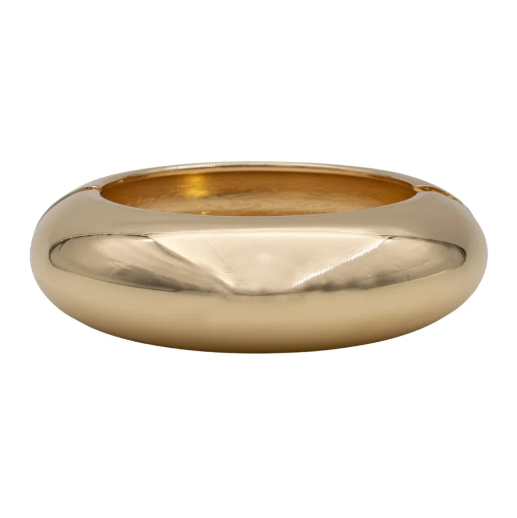 damesarmband sophia glanzend goud bangle