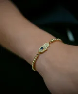 dames armband hamsa hand goud