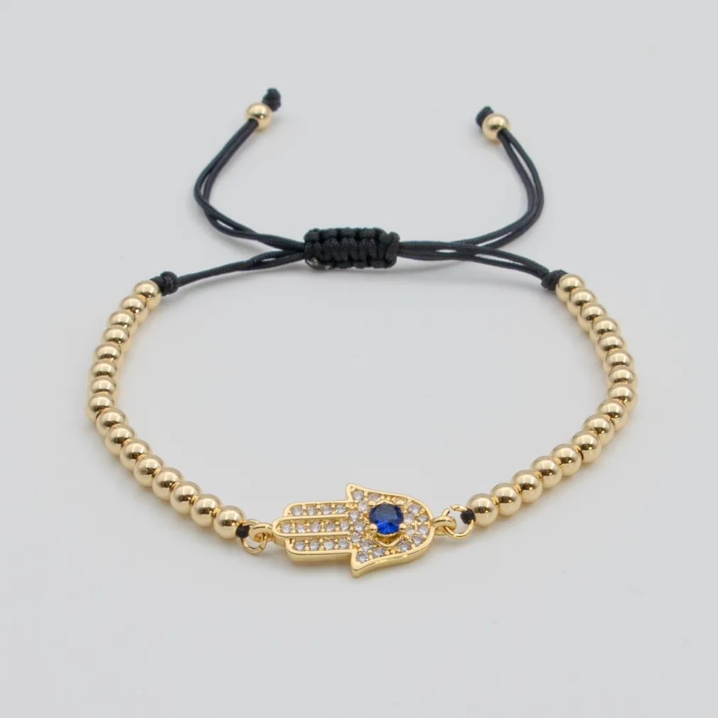 dames armband hamsa hand goud