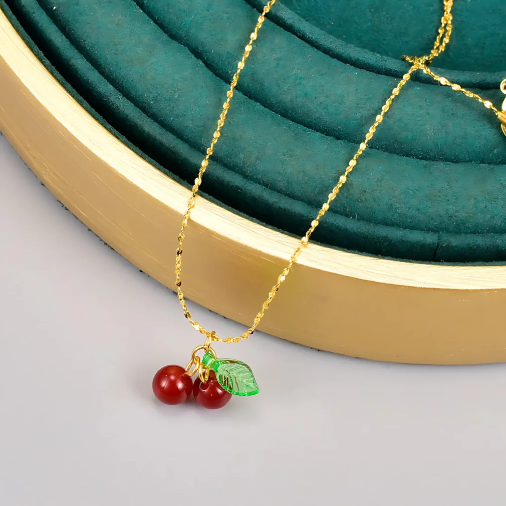 damesketting cherry goud