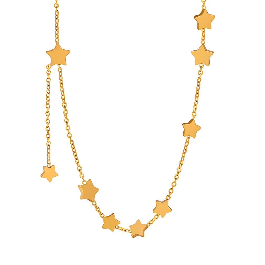 damesketting star goud