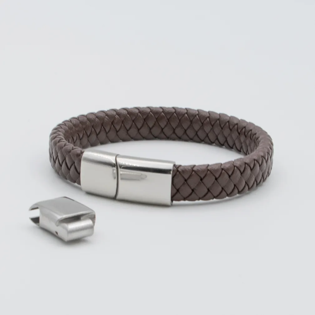 herenarmband magnus bruin