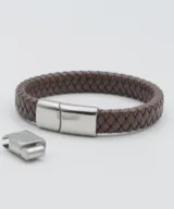 herenarmband magnus bruin