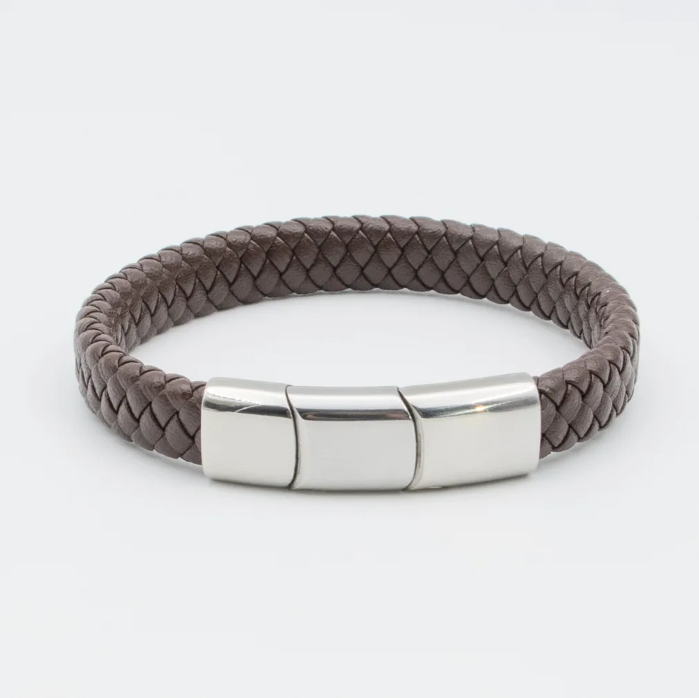 herenarmband magnus bruin