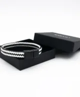 herenarmband mats zwart wit