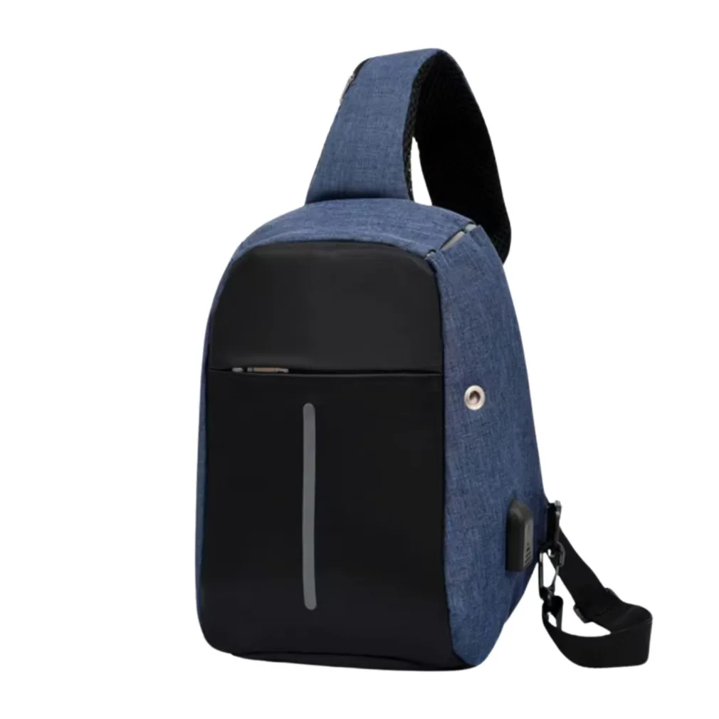 crossbody tas milan blauw