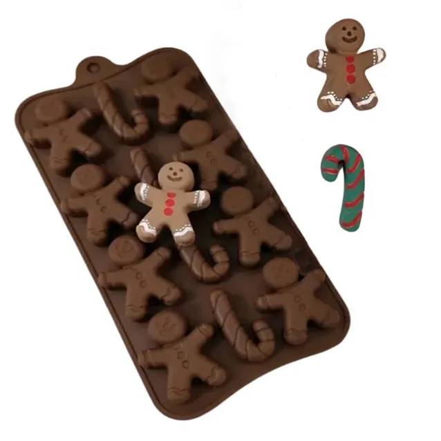 siliconen vorm kerst koekjes fondant