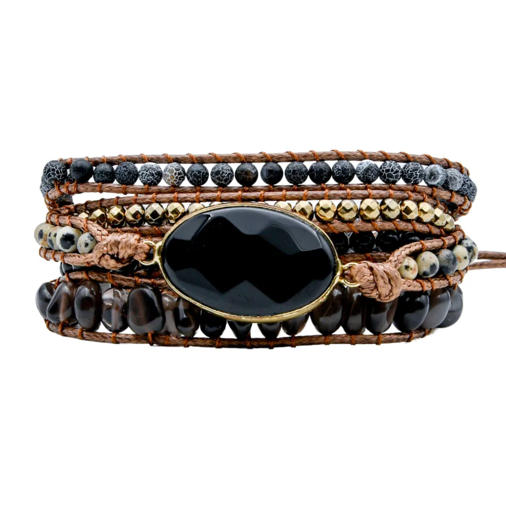 wikkelarmband onyx dreams