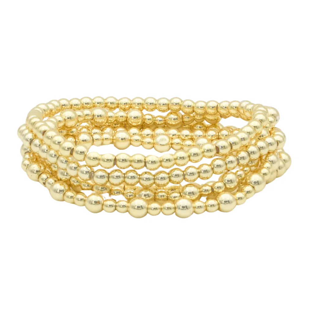 armbanden set nora goud