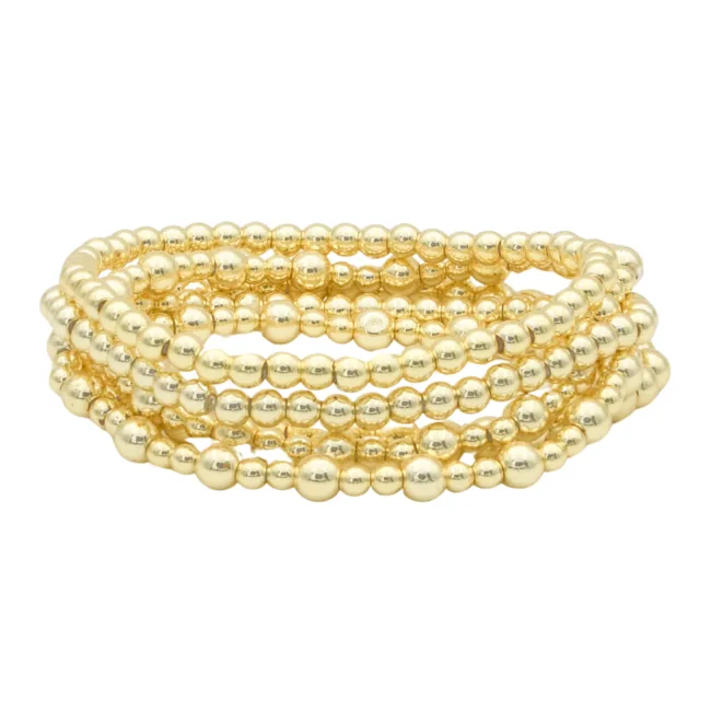 armbanden set Nora goud