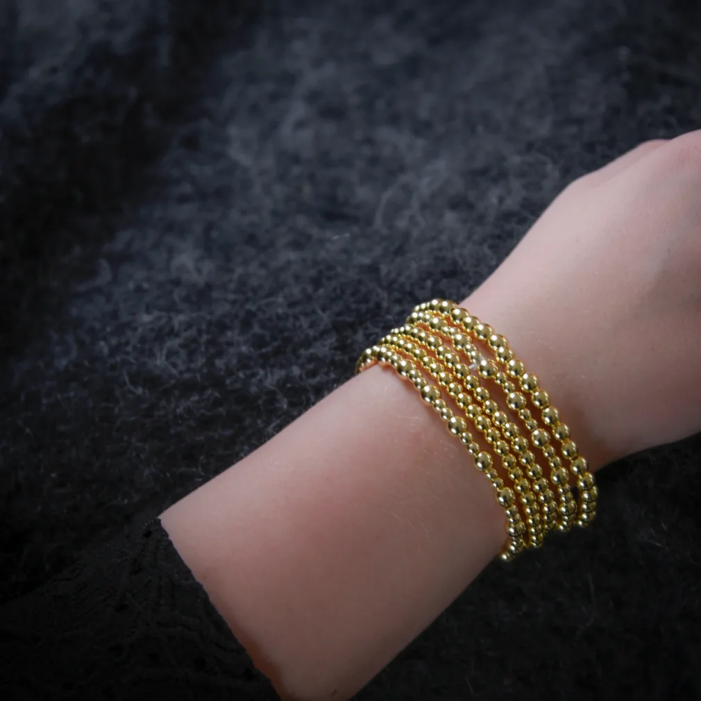 armbanden set nora goud