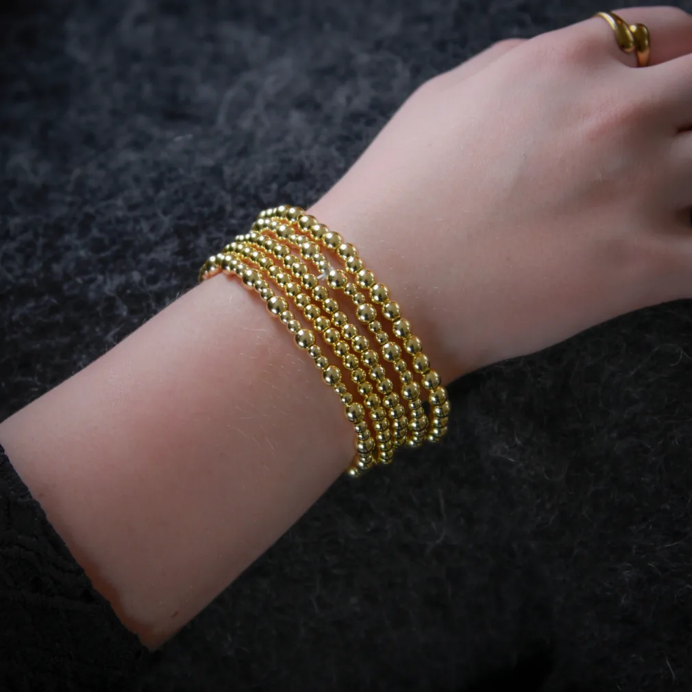 armbanden set nora goud