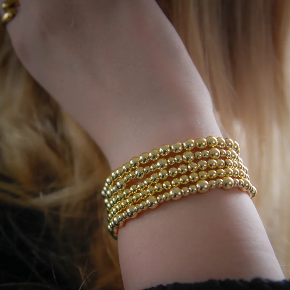 armbanden set nora goud