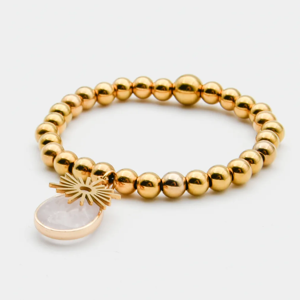 bracelet gold-sun-rose