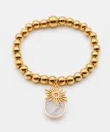 bracelet gold-sun-rose