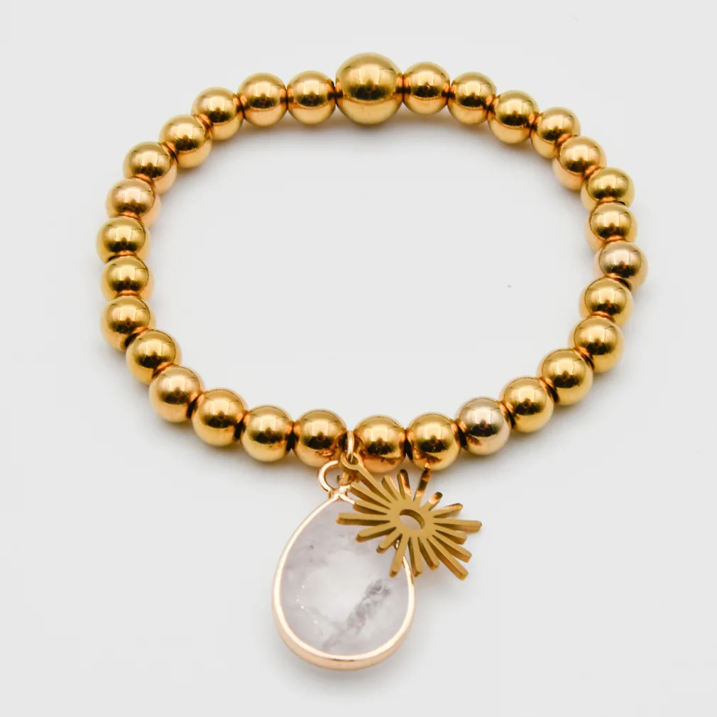 bracelet gold-sun-rose