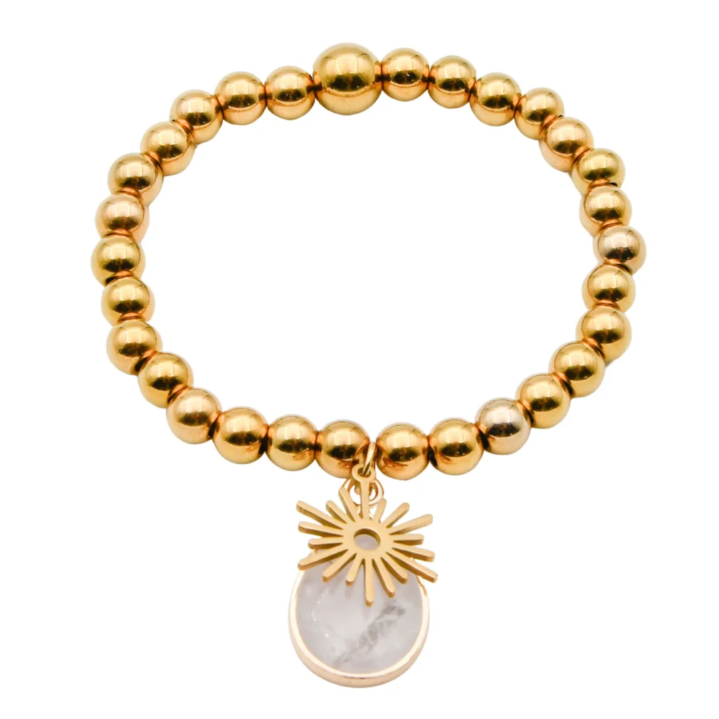 bracelet gold-sun-rose