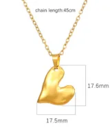 ketting indy heart gold