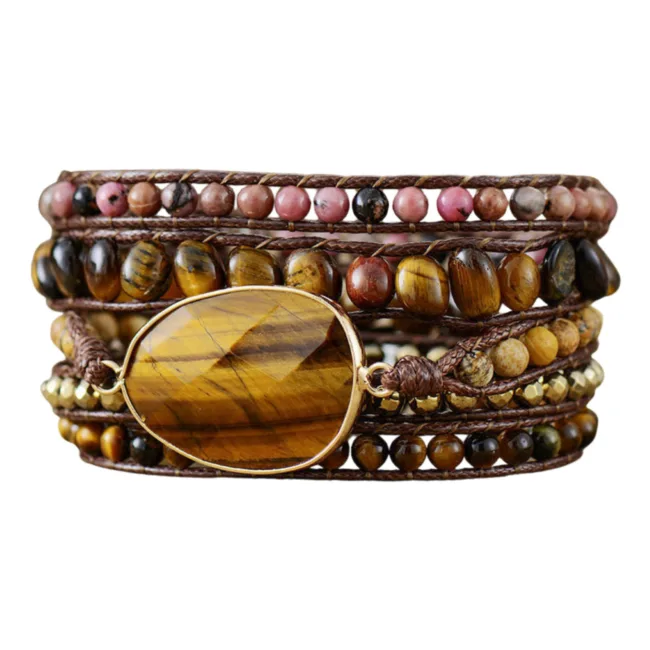 wikkel armband Desert flower