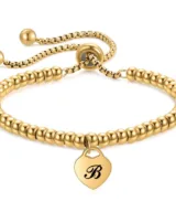 armband goud letter b