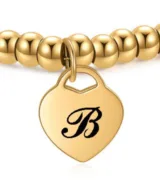 armband goud letter b