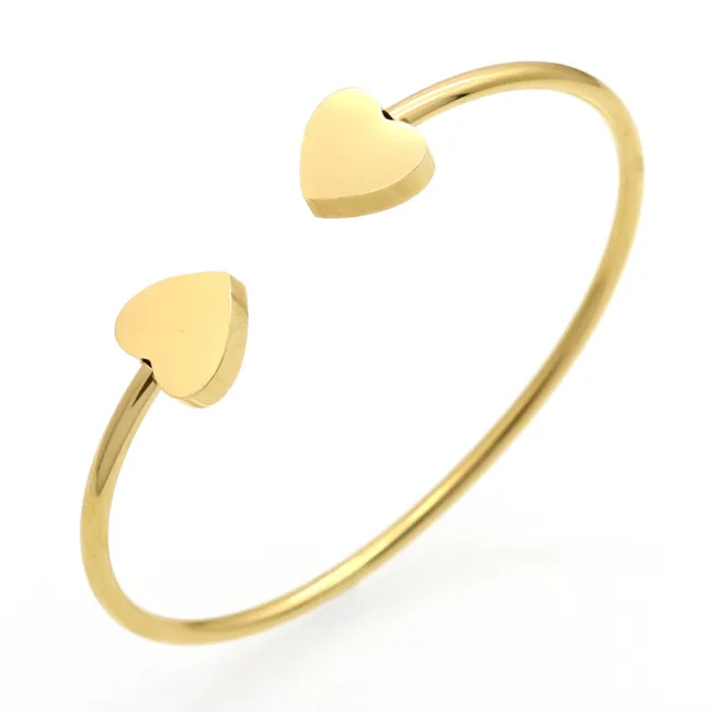 armband hearts goud