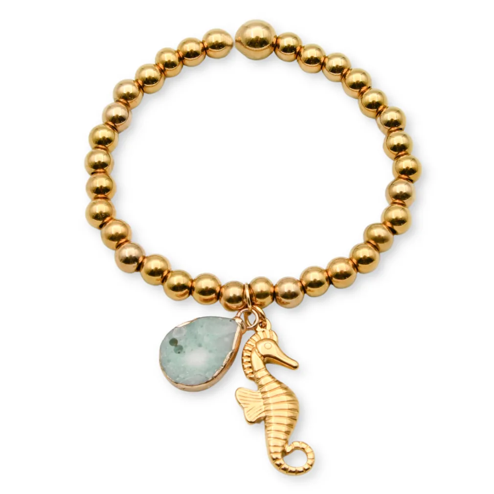 bracelet-gold-turkoois-seahorse