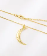 ketting moon goud