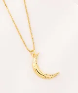 ketting moon goud