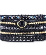 wikkelarmband bohemian sun black